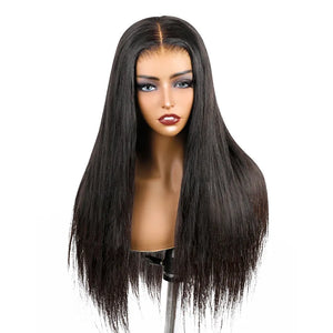 Glueless Ready To Wear Straight Pre-plucked PreCut Lace 6X4 HD Lace Front Wig