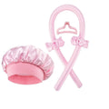 Heatless Curl Set with Satin Sleeping Cap | Heat-Free Overnight Curls
