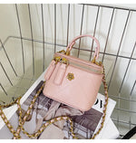 Load image into Gallery viewer, Small Shoulder Bucket Mini Bag Crossbody with Metal Chain – Trendy and Versatile Handbag
