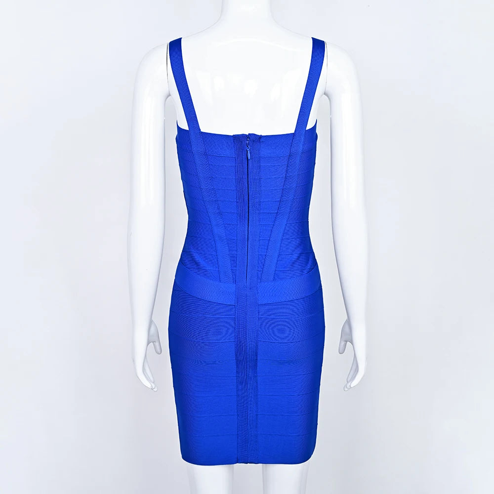 Mini Bodycon Bandage Dress – Curve-Hugging Fit with Luxe Stretch | Night Out Essential