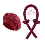 Load image into Gallery viewer, Heat Free Hair Curler  With Silk Sleeping Cap - Heatless Hair Curlers
