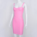 Load image into Gallery viewer, Mini Bodycon Bandage Dress – Curve-Hugging Fit with Luxe Stretch | Night Out Essential
