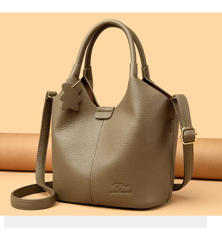 Soft Leather Luxury Handbag – Everyday Elegance with Premium Texture