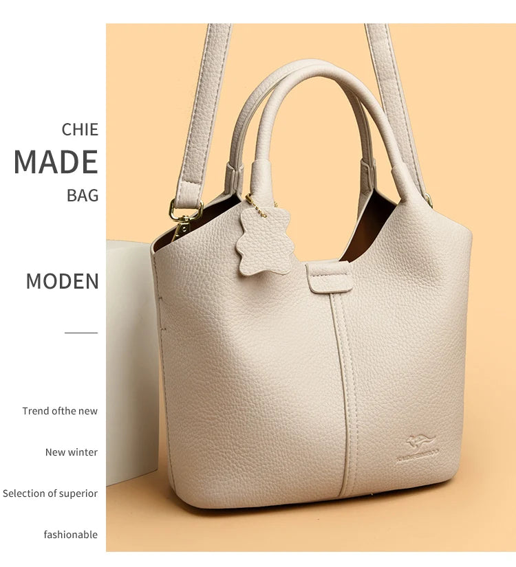 Soft Leather Luxury Handbag – Everyday Elegance with Premium Texture