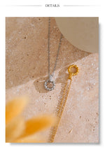 Load image into Gallery viewer, Twisted Rope Circle Pendant Necklace | 18K PVD Gold &amp; Silver Stainless Steel Jewelry
