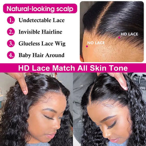 Deep Wave Frontal Wig