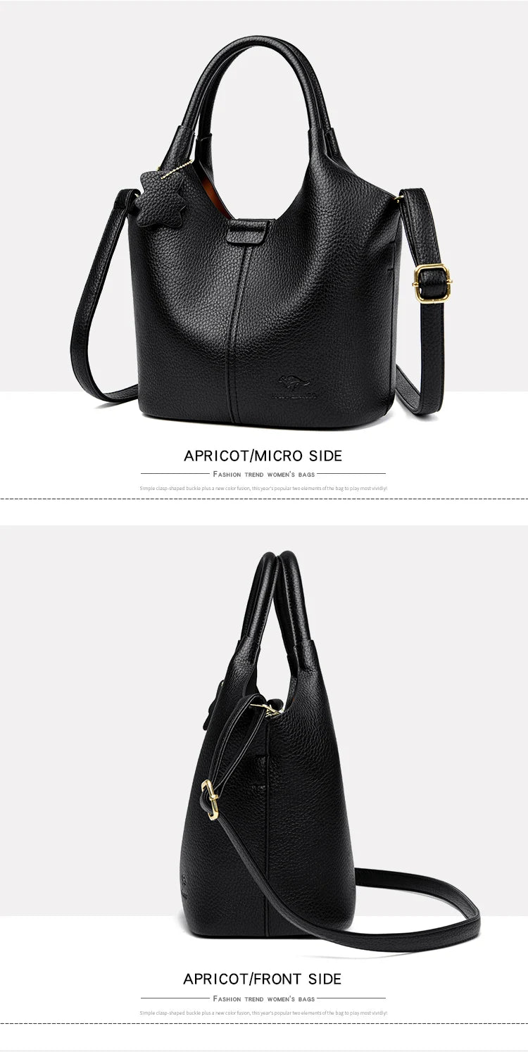 Soft Leather Luxury Handbag – Everyday Elegance with Premium Texture