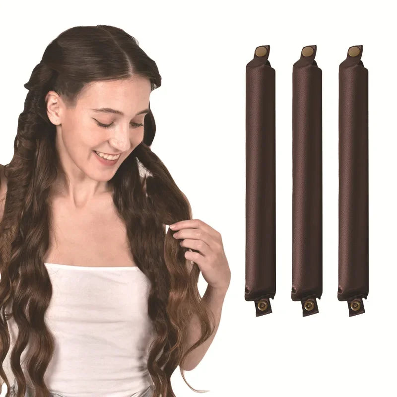 Heatless Hair Curlers -No Heat Silk Curls