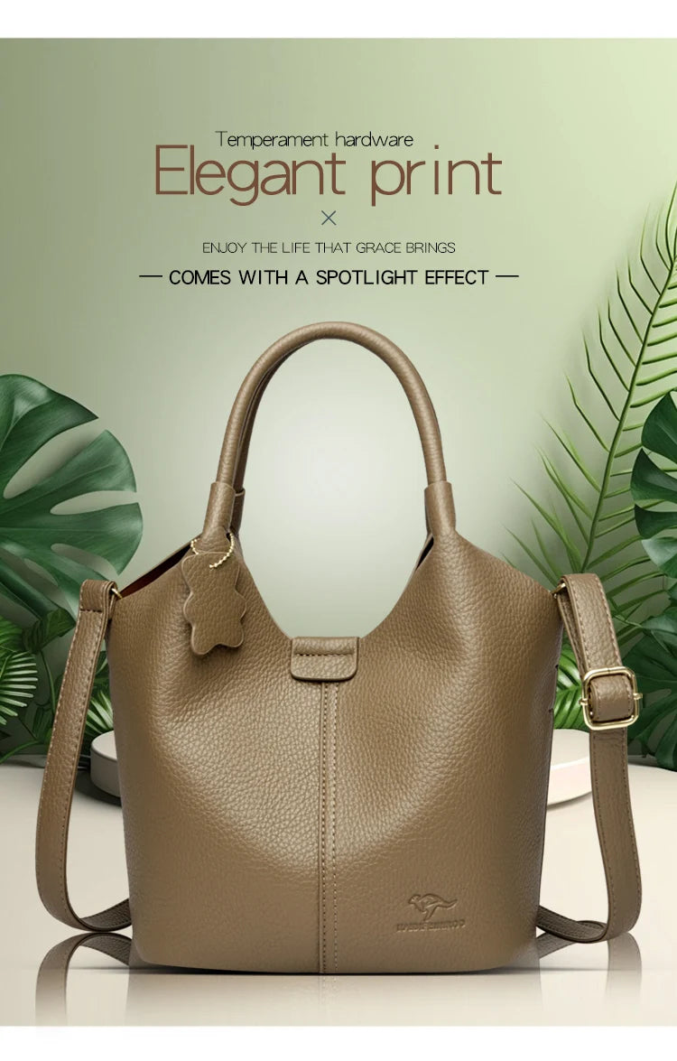 Soft Leather Luxury Handbag – Everyday Elegance with Premium Texture