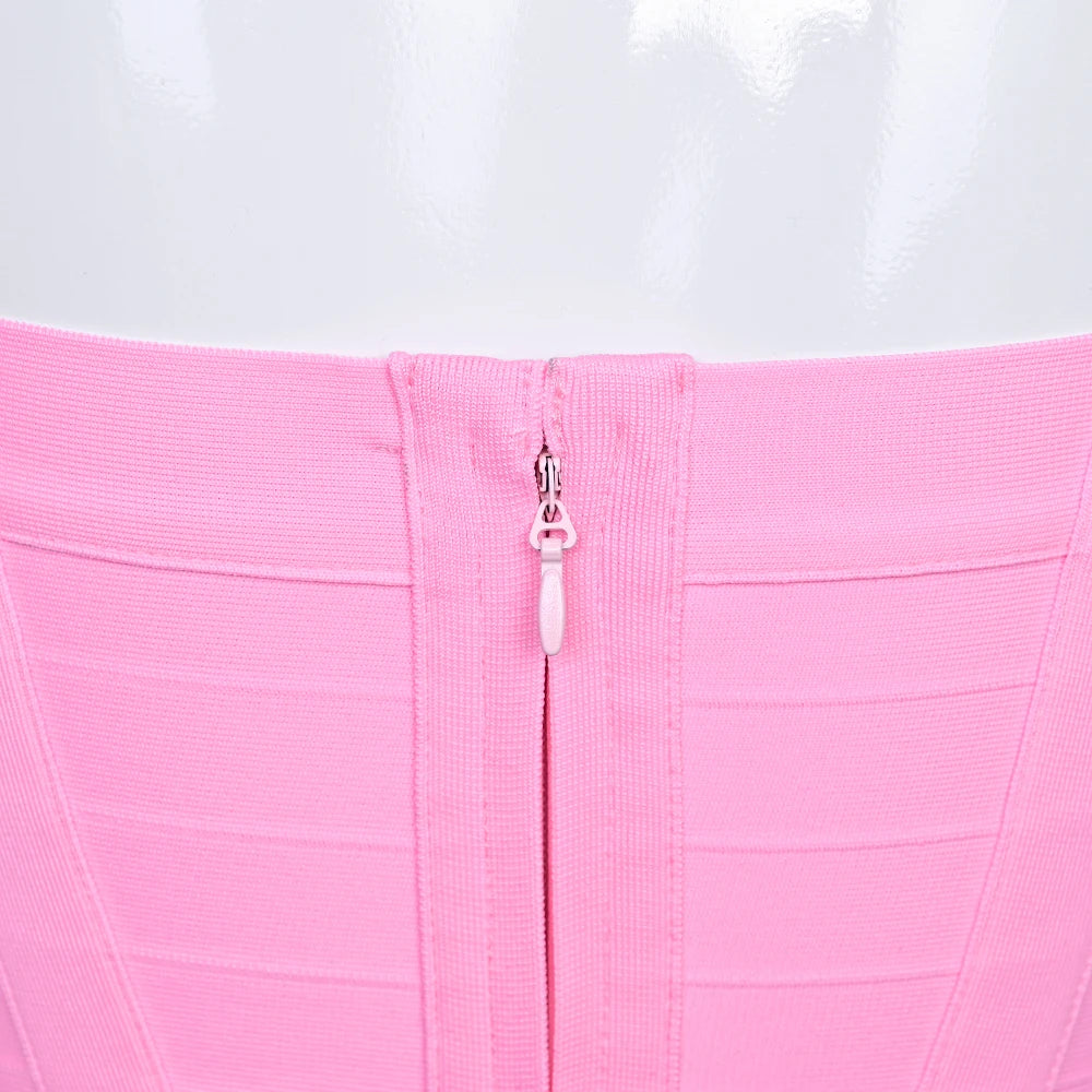 Mini Bodycon Bandage Dress – Curve-Hugging Fit with Luxe Stretch | Night Out Essential