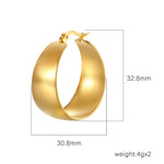 Load image into Gallery viewer, Gold-Plated Chunky Hoop Earrings – Bold, Everyday Luxury
