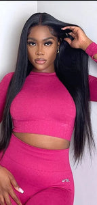 Straight Glueless Lace Front Wig