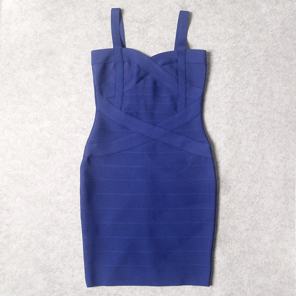 Mini Bodycon Bandage Dress – Curve-Hugging Fit with Luxe Stretch | Night Out Essential