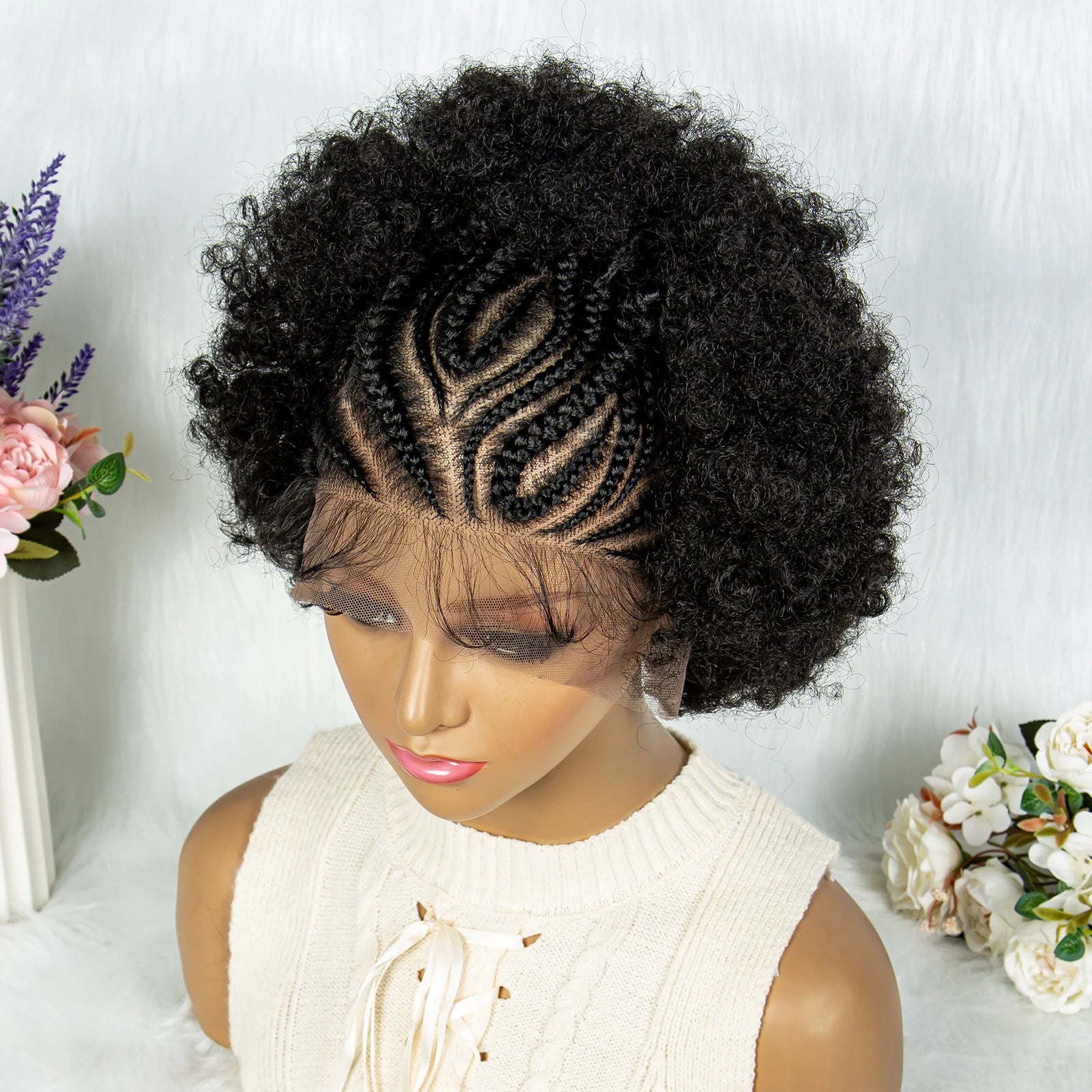 Braided 13x6 Lace Front Wig With Baby Hair