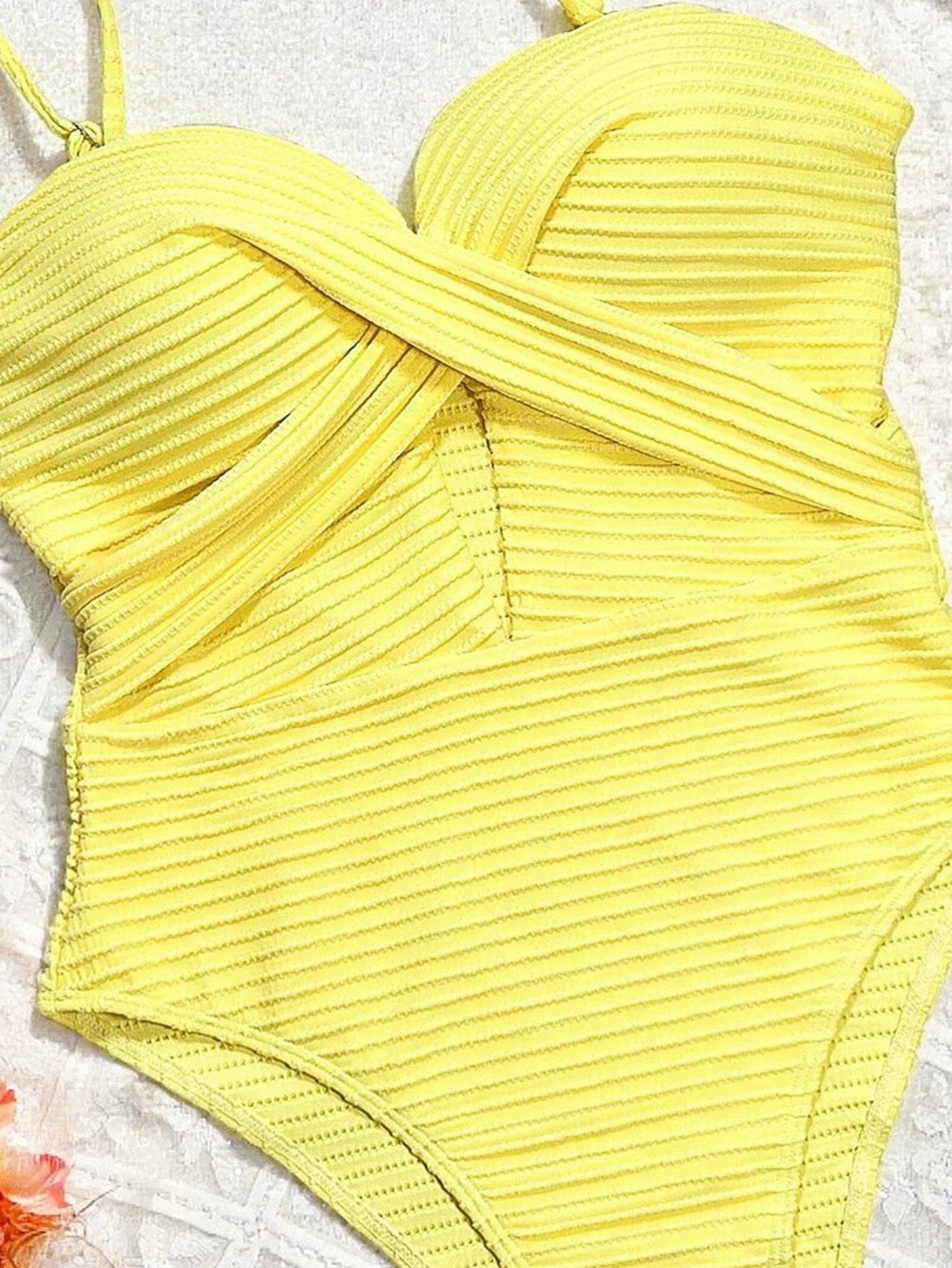 Crossover Cutout One-Piece Swimsuit | Backless Monokini