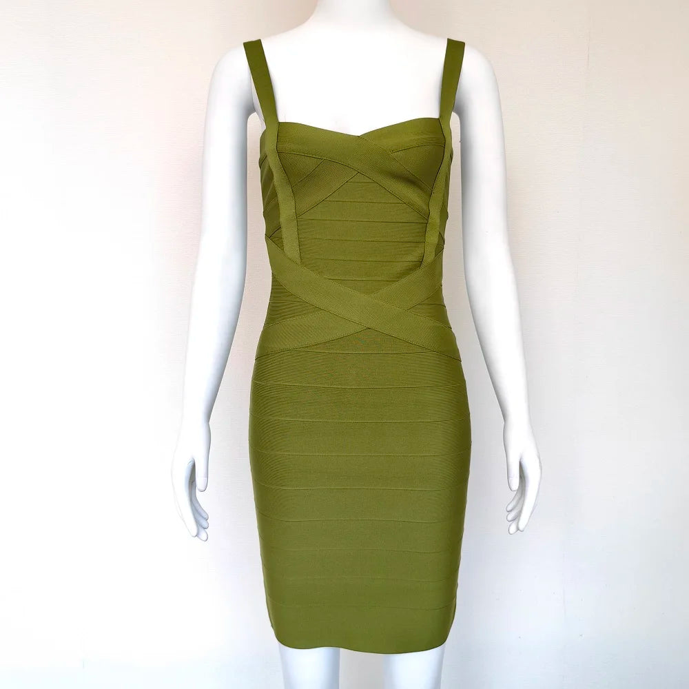 Mini Bodycon Bandage Dress – Curve-Hugging Fit with Luxe Stretch | Night Out Essential