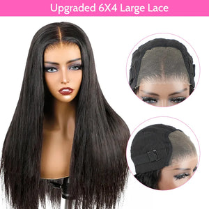 Straight Glueless Lace Front Wig