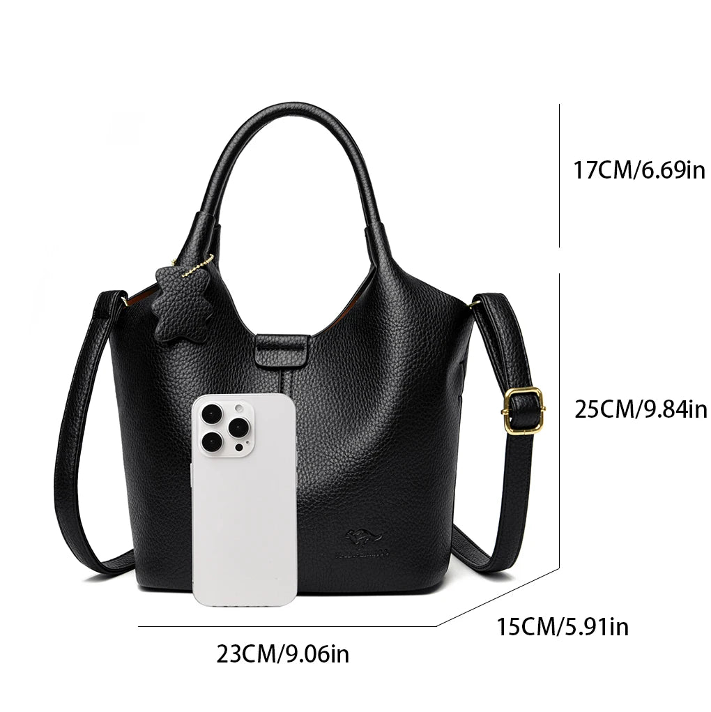 Soft Leather Luxury Handbag – Everyday Elegance with Premium Texture