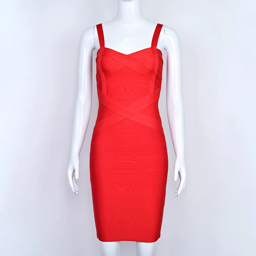 Mini Bodycon Bandage Dress – Curve-Hugging Fit with Luxe Stretch | Night Out Essential
