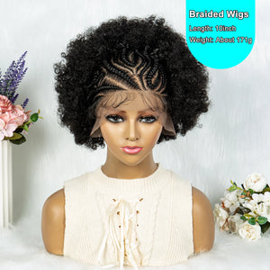 Braided 13x6 Lace Front Wig With Baby Hair