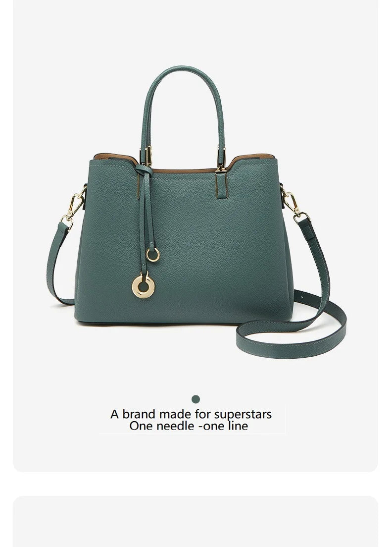 Handmade Genuine Cow Leather Saddle Crossbody Bag | Premium Everyday Bag