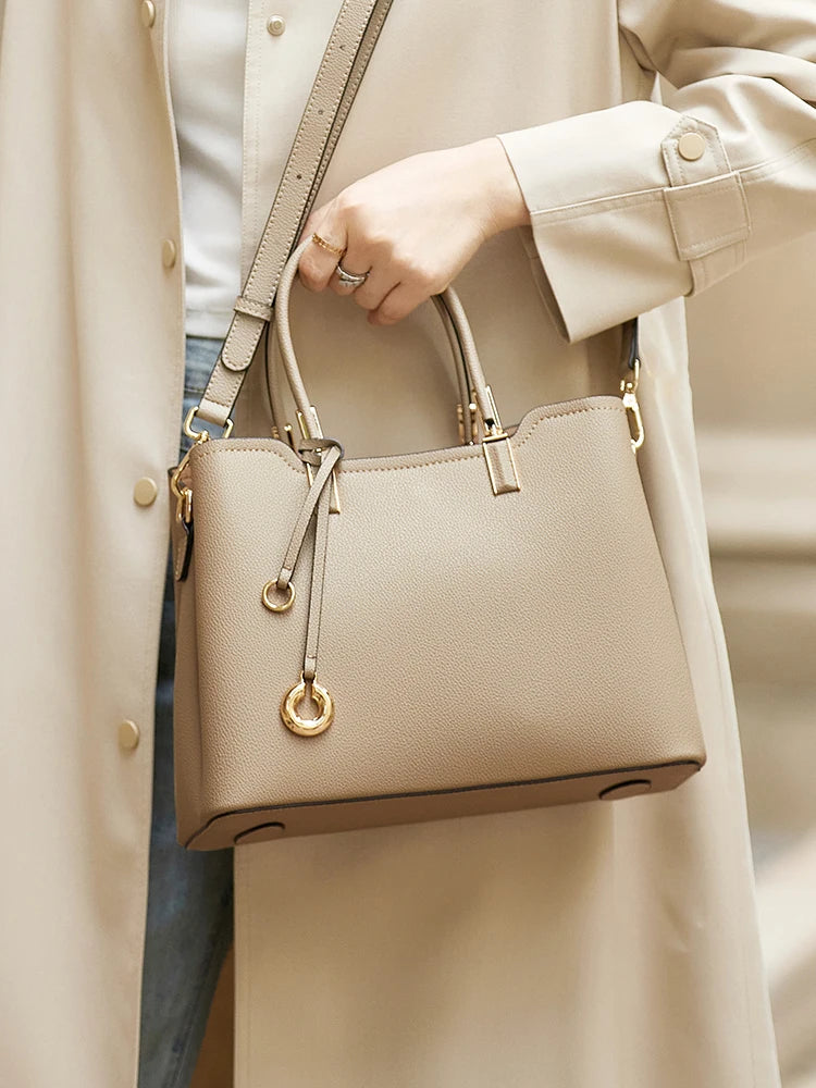 Handmade Genuine Cow Leather Saddle Crossbody Bag | Premium Everyday Bag