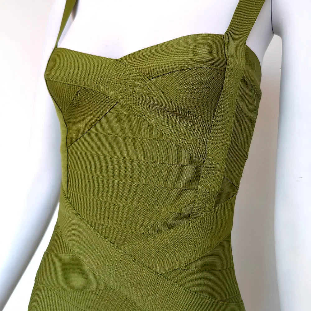 Mini Bodycon Bandage Dress – Curve-Hugging Fit with Luxe Stretch | Night Out Essential