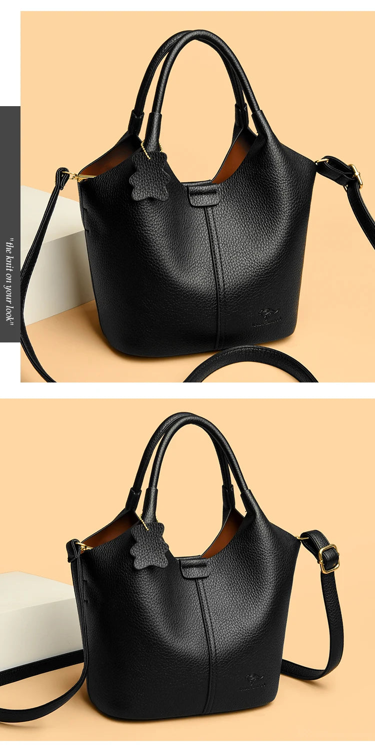 Soft Leather Luxury Handbag – Everyday Elegance with Premium Texture