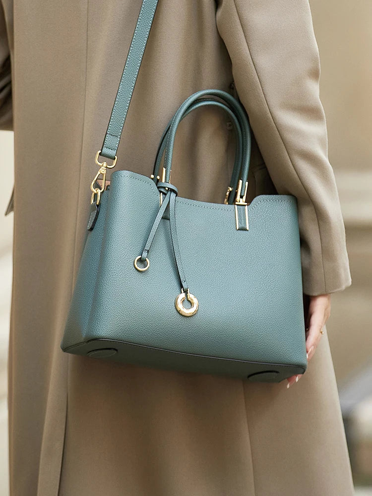 Handmade Genuine Cow Leather Saddle Crossbody Bag | Premium Everyday Bag