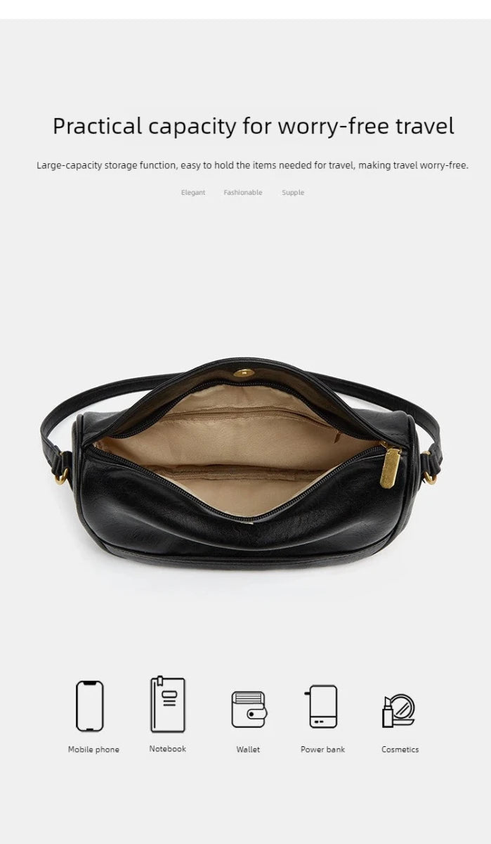 Crescent Hobo Shoulder Bag - The PM Edit