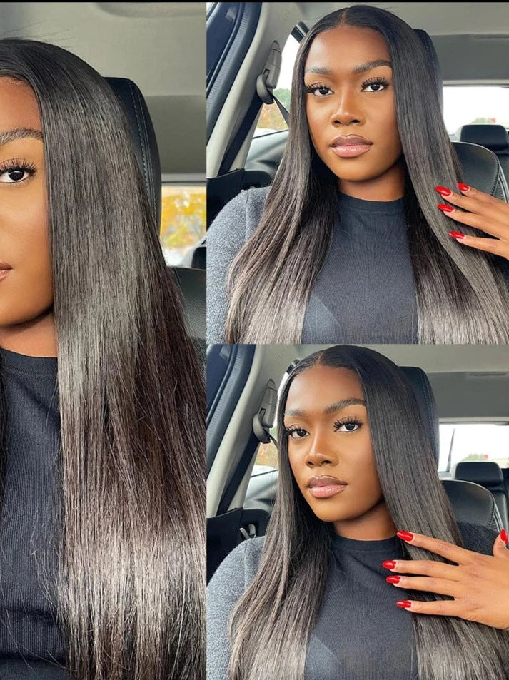 Straight Glueless Lace Front Wig