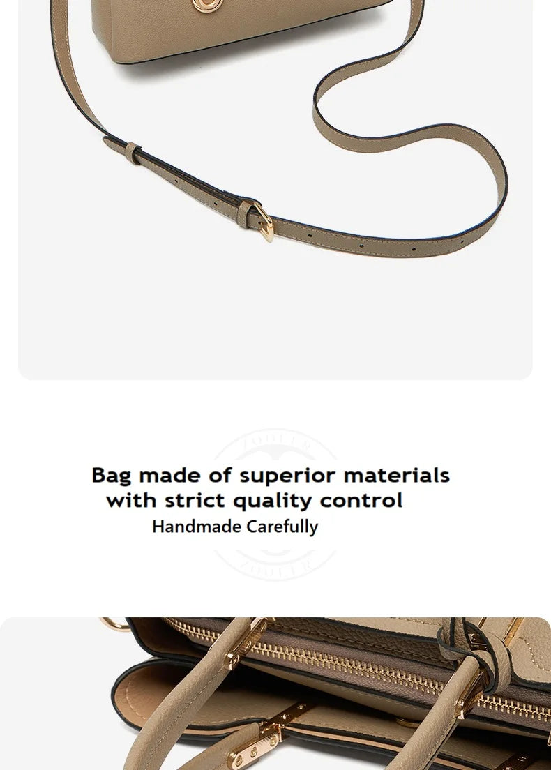 Handmade Genuine Cow Leather Saddle Crossbody Bag | Premium Everyday Bag