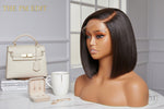 Load image into Gallery viewer, 8 inch 5x5 HD lace front bob wig | 180% Density | 100% Human Hair
