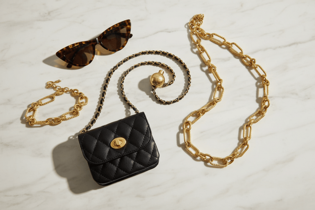The Accessories Edit Bundle | Bag + Jewelry + Sunglasses - The PM Edit