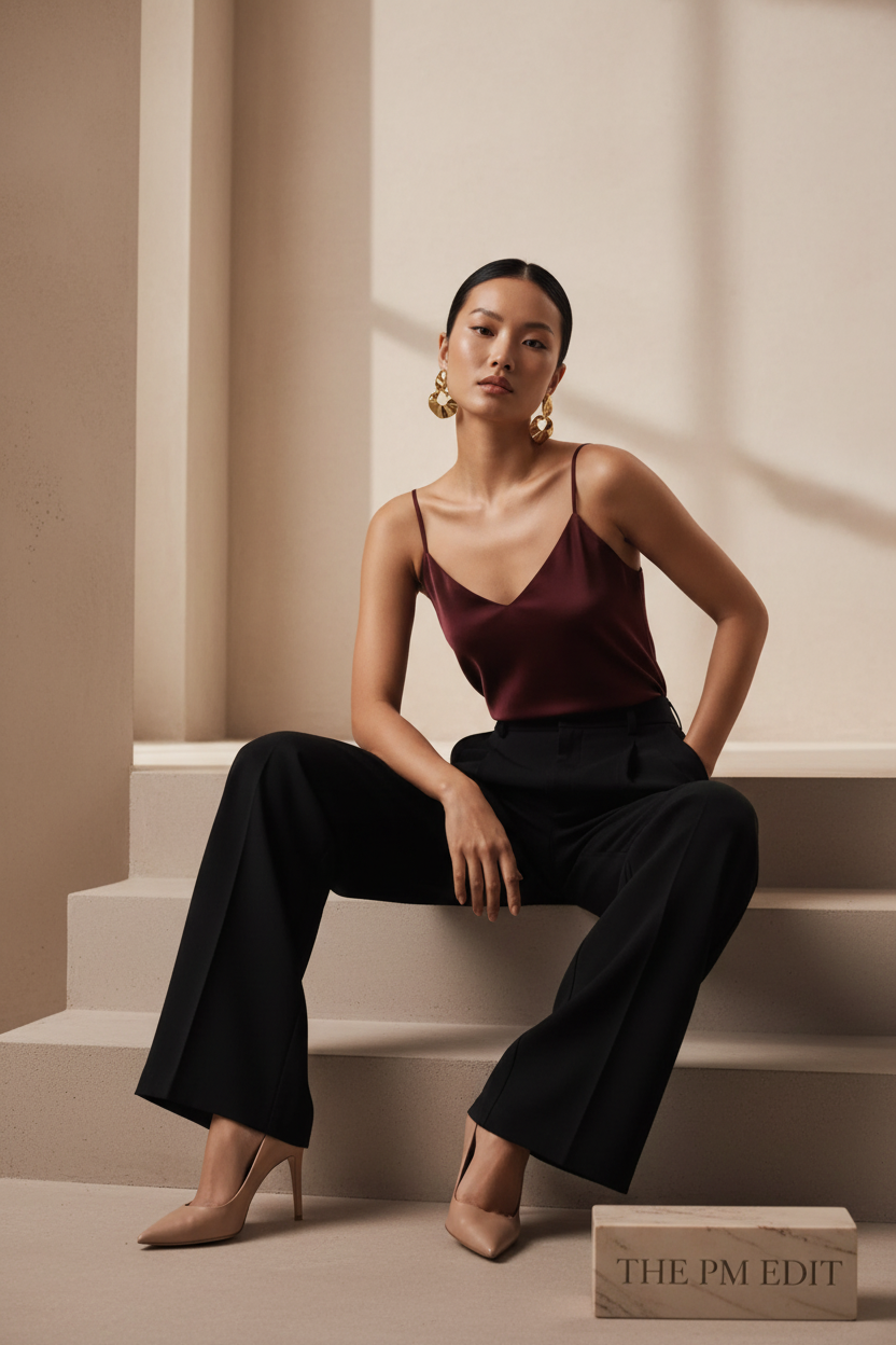 Asian Model Seated