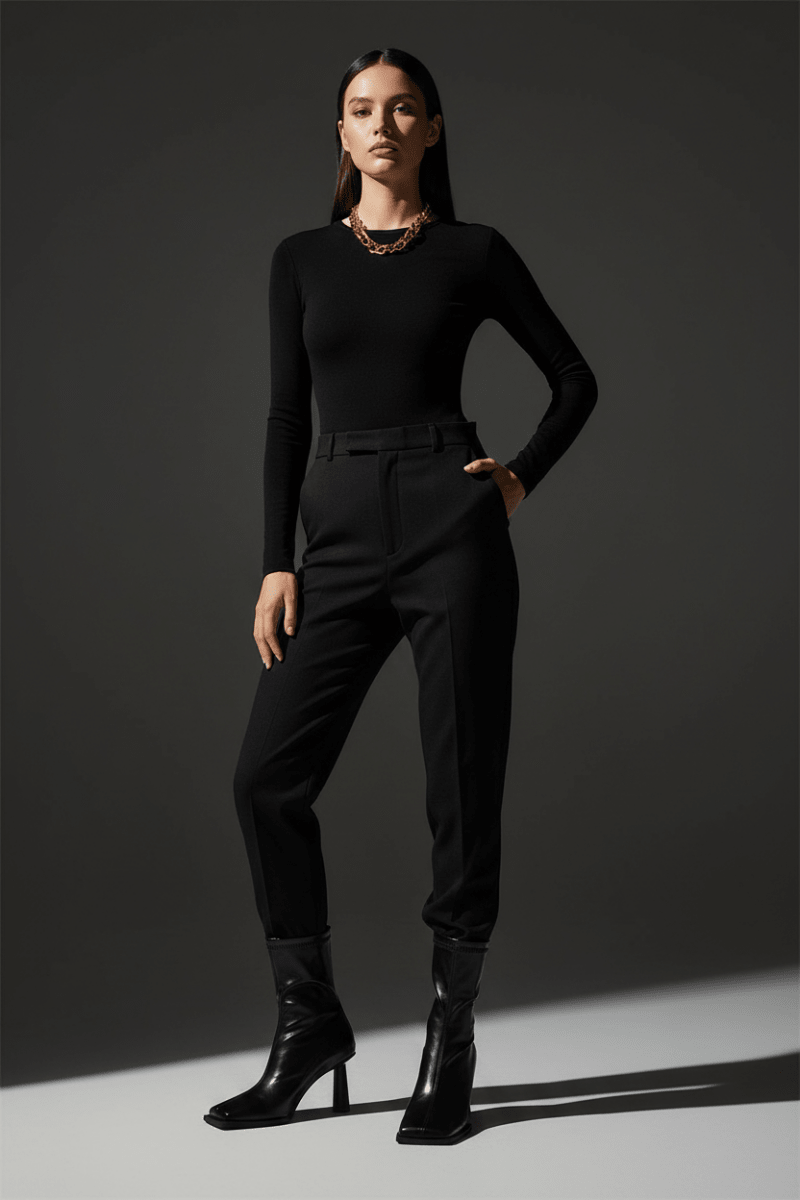 Square Toe Sock Ankle Boot - The PM Edit