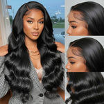 Load image into Gallery viewer, 200% Density 13x4 Full Frontal Lace Wig Body Wave, 100% Human Hair, 200% Density

