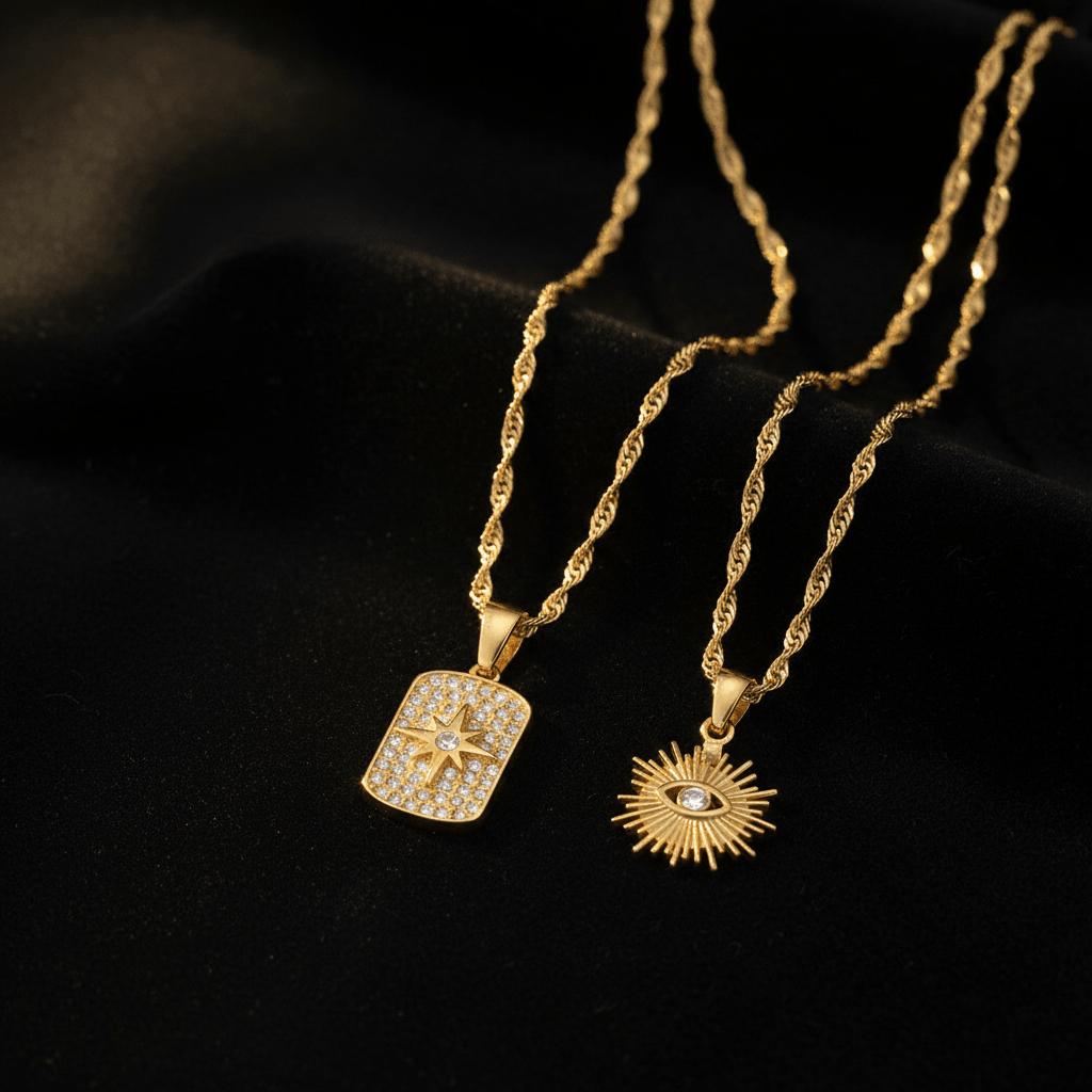 Gold Pendant Necklace - The PM Edit