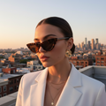 Cat's Out the Bag - Brunette Rooftop