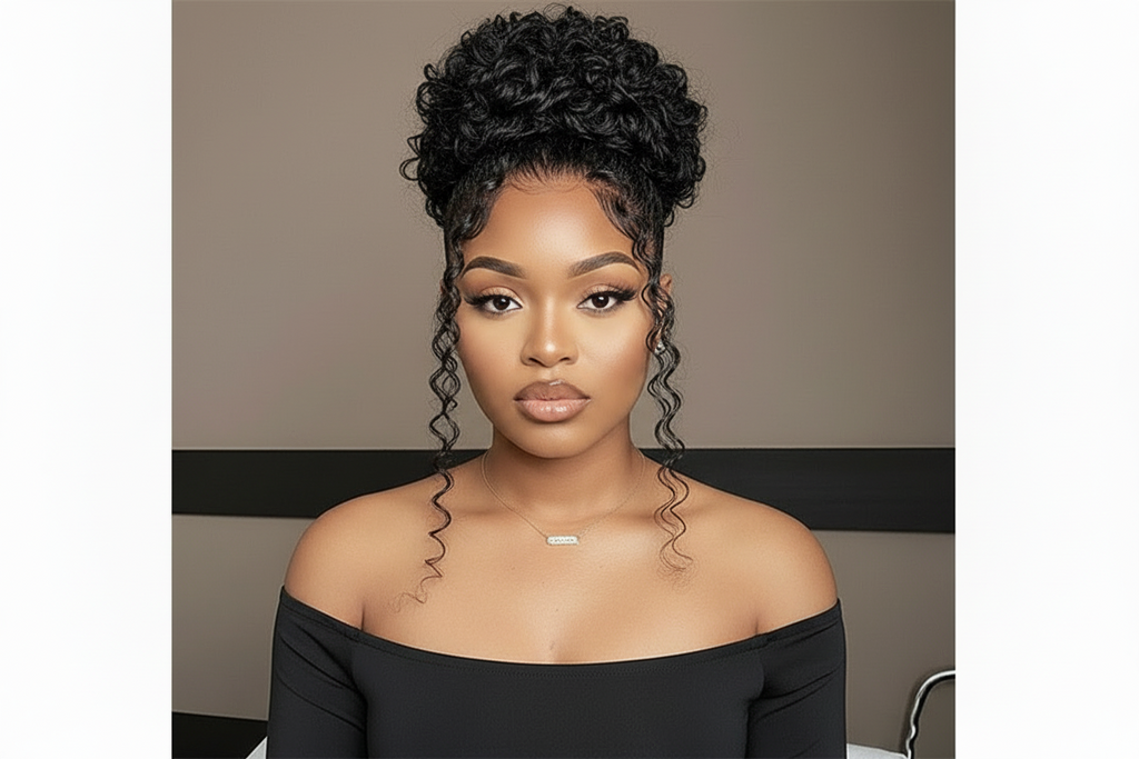 5x5 Glueless Lace Closure Wig 180% Density Deep Wave