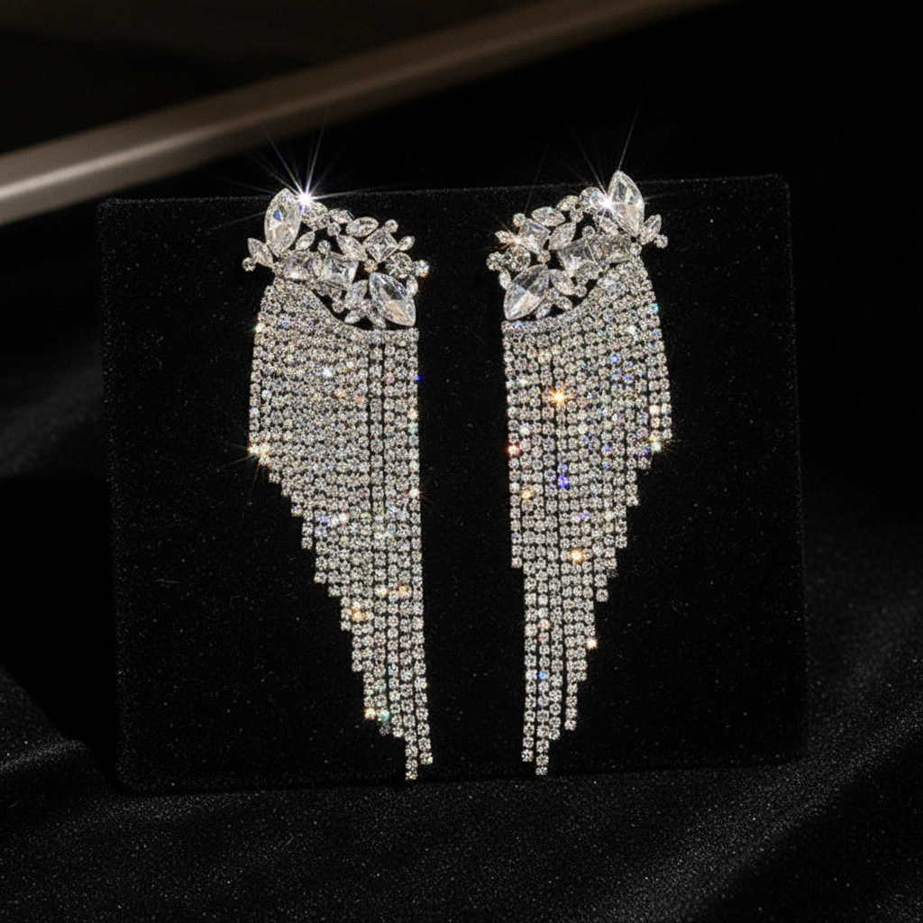 Crystal Cluster Tassel Solo
