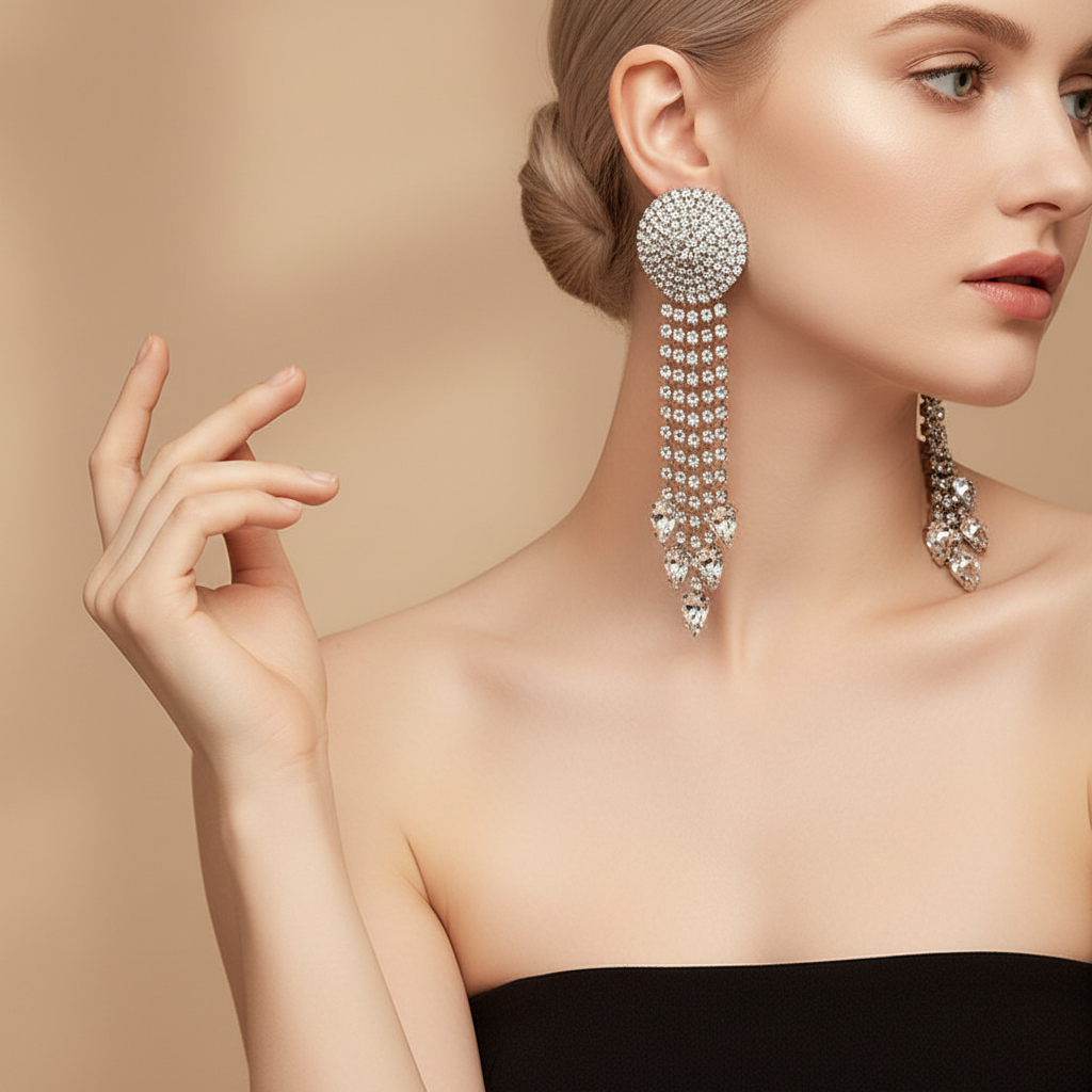Crystal Disc Silver