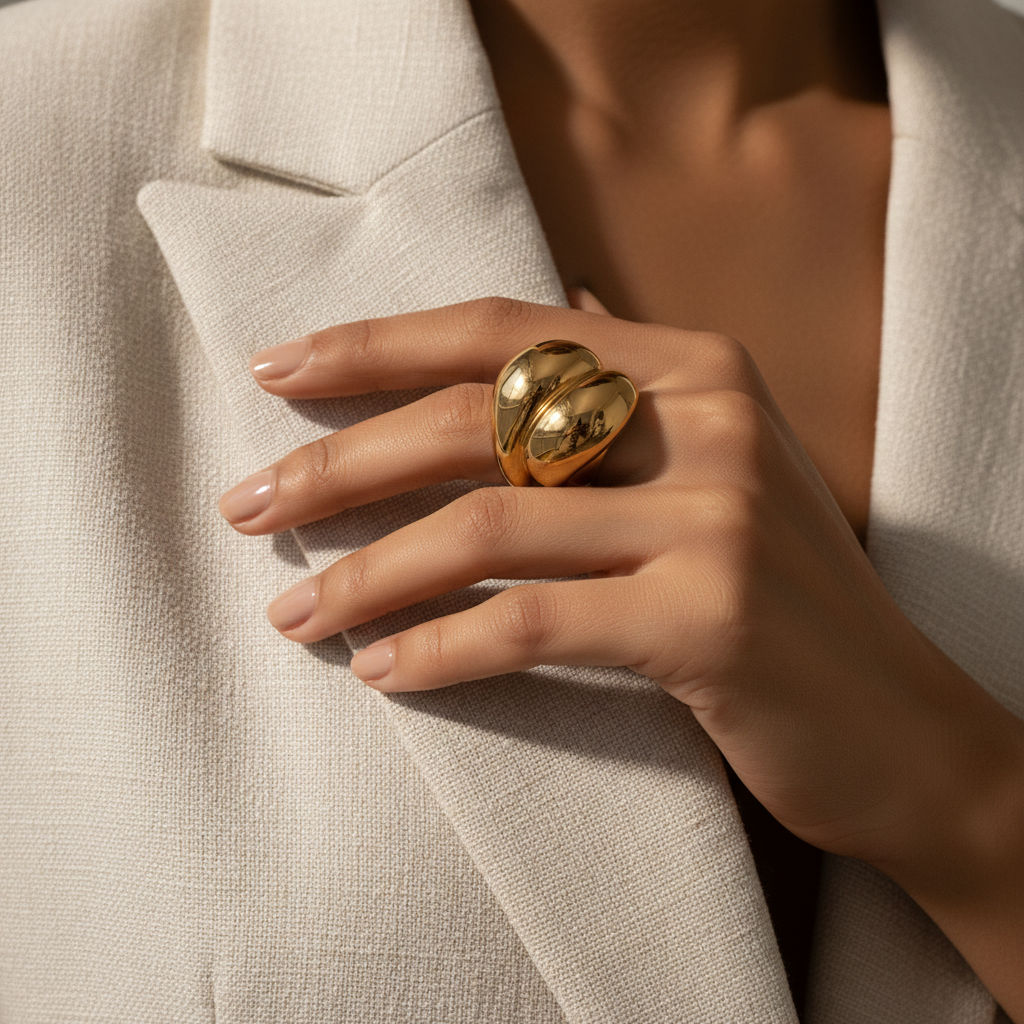 Double Blob Ring Lifestyle 1