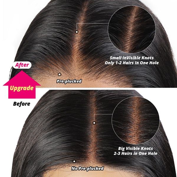 200% Density 13x4 Full Frontal Lace Wig Body Wave, 100% Human Hair, 200% Density