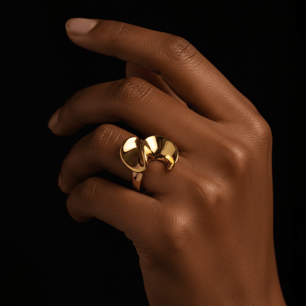 Double Arch Sculptural Ring - The PM Edit