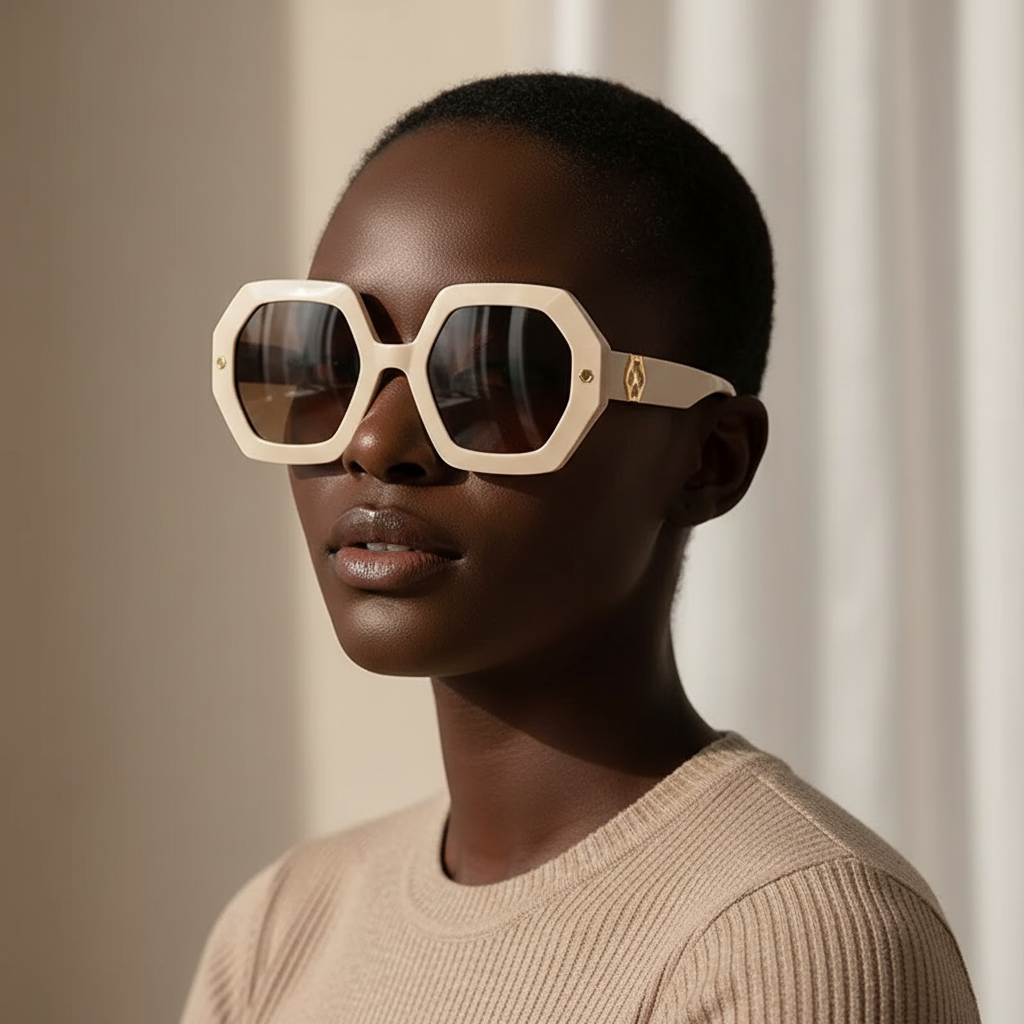 Hex Sunglasses Khaki Lifestyle