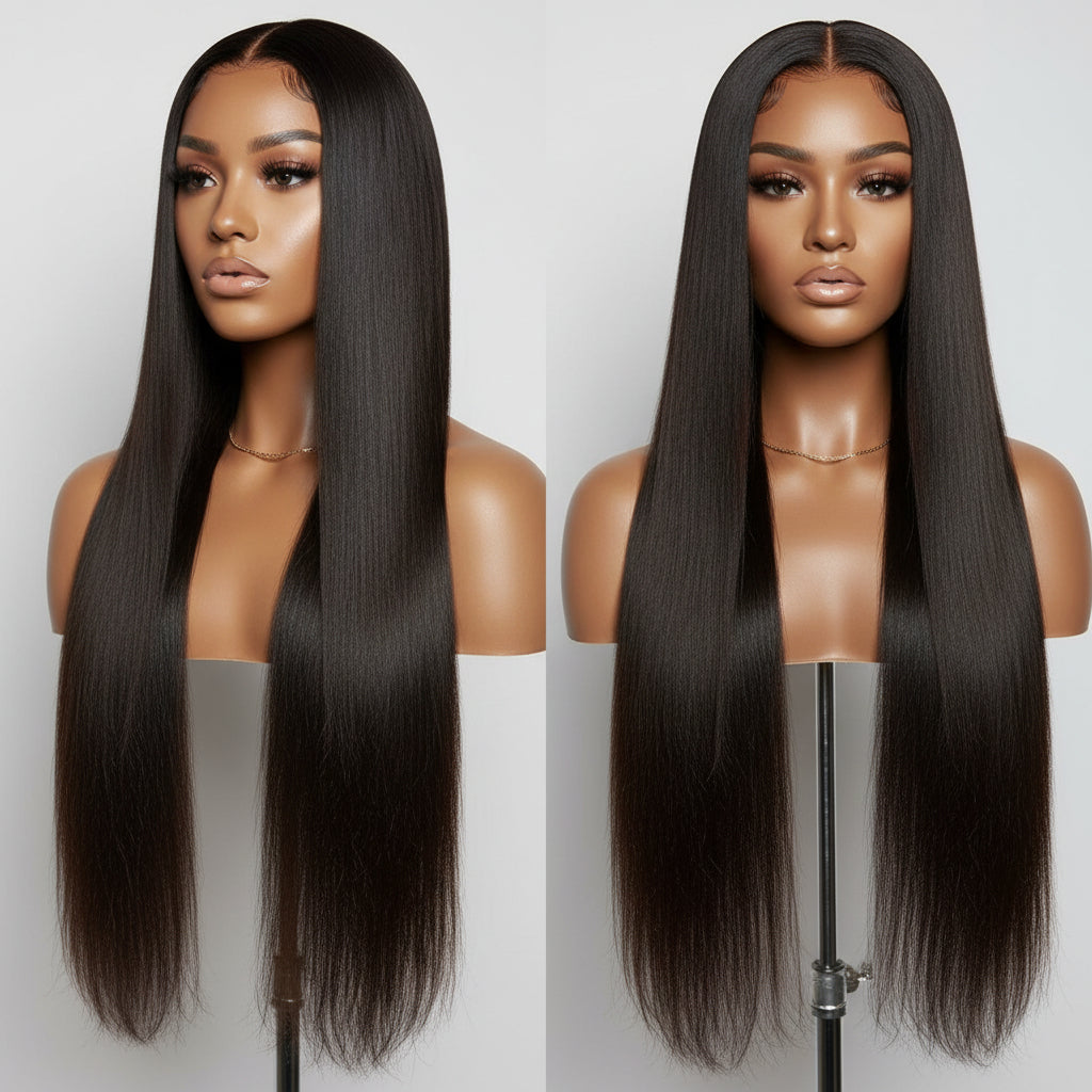 200% Density 13x4 Full Frontal HD Lace Wig Straight | 100% Human Hair
