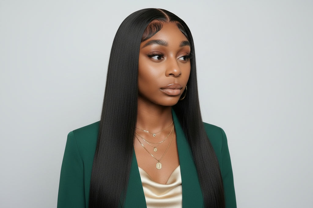 200% Density 13x4 Full Frontal HD Lace Wig Straight | 100% Human Hair
