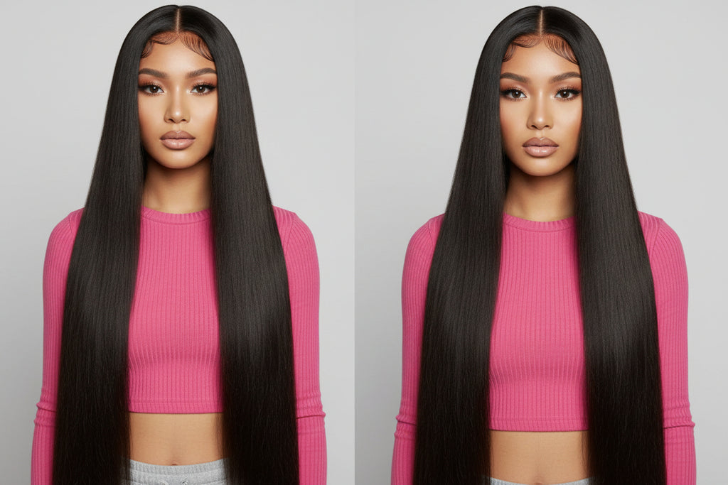 200% Density 13x4 Full Frontal HD Lace Wig Straight | 100% Human Hair