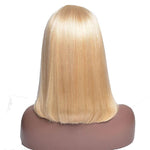 Load image into Gallery viewer, 613 Blonde Short Bob Wig Straight | 13x4 Lace Front Bob Wig | 100% Human Hair
